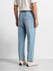 Men's Blue Relaxed Fit Solid Utility Jeans