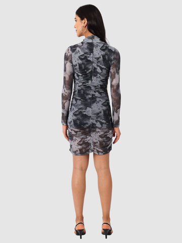 Women Regular Fit Black Full Sleeves Dress