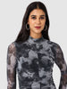 Women Regular Fit Black Full Sleeves Dress