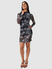 Women Regular Fit Black Full Sleeves Dress