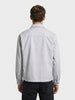 Men's Grey Boxy Fit Embroided Casual Bomber Jacket