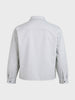 Men's Grey Boxy Fit Embroided Casual Bomber Jacket