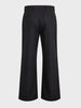 Men's Black Baggy Fit Solid Utility Trousers