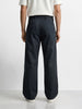 Men's Grey Baggy Fit Solid Utility Trousers