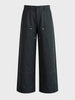 Men's Grey Baggy Fit Solid Utility Trousers