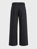 Men's Black Baggy Fit Solid Utility Trousers