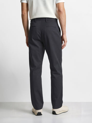 Men's Grey Baggy Fit Solid Utility Trousers