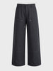 Men's Grey Baggy Fit Solid Utility Trousers
