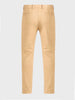 Men's Brown Slim Fit Solid Formal Chinos