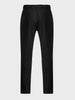 Men's Black Slim Fit Solid Formal Chinos