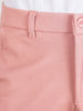 Men's Pink Slim Fit Solid Formal Chinos