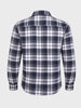 Men's Blue Slim Fit Checked Casual Shirt