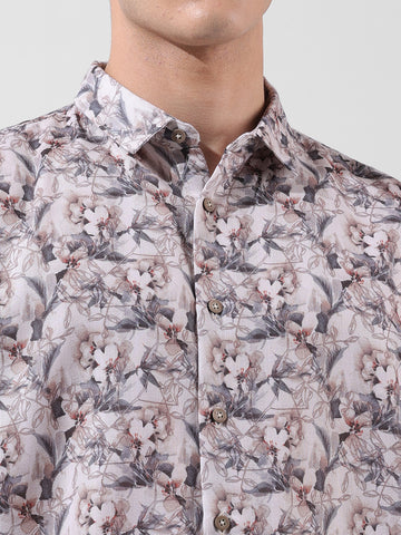 Men's Multicolor Relaxed Fit Solid Resort Wear Shirt