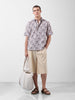 Men's Multicolor Relaxed Fit Solid Resort Wear Shirt