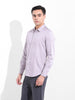 Men's Grey Slim Fit Embraided Party Wear Shirt