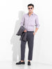 Men's Grey Slim Fit Embraided Party Wear Shirt