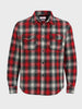 Men's Red Regular Fit Checked Casual Shirt