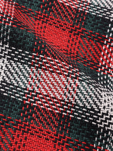 Men's Red Regular Fit Checked Casual Shirt