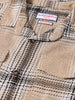 Men's Beige Regular Fit Checked Casual Shirt