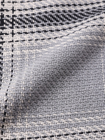 Men's Grey Regular Fit Checked Casual Shirt