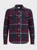 Men's Blue Regular Fit Checked Casual Shirt