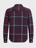 Men's Blue Regular Fit Checked Casual Shirt
