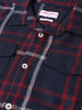 Men's Blue Regular Fit Checked Casual Shirt