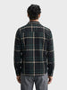 Men's Black Regular Fit Checked Casual Shirt