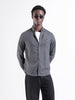Men's Grey Slim Fit Solid Casual Shirt