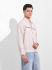 Men's Natural Regular Fit Solid Casual Shirt
