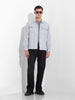 Men's Grey Regular Fit Solid Casual Shirt