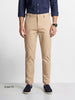 Men's Beige Slim Fit Solid Casual Chinos