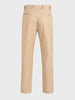 Men's Beige Slim Fit Solid Casual Chinos