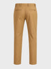 Men's Beige Slim Fit Solid Casual Chinos