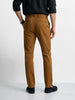 Men's Brown Slim Fit Solid Casual Chinos