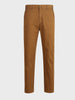 Men's Brown Slim Fit Solid Casual Chinos