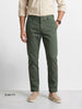 Men's Green Slim Fit Solid Casual Chinos