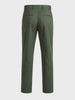 Men's Green Slim Fit Solid Casual Chinos