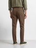 Men's Brown Slim Fit Solid Casual Chinos