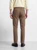 Men's Khaki Slim Fit Solid Casual Chinos