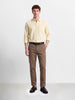 Men's Khaki Slim Fit Solid Casual Chinos