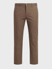 Men's Khaki Slim Fit Solid Casual Chinos