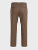 Men's Khaki Slim Fit Solid Casual Chinos