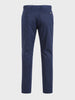 Men's Navy Blue Slim Fit Solid Casual Chinos