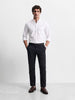 Men's Black Slim Fit Solid Casual Chinos