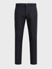 Men's Black Slim Fit Solid Casual Chinos