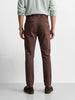 Men's Brown Slim Fit Solid Casual Chinos