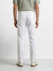 Men's White Regular Fit Solid Casual Chinos