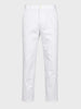 Men's White Regular Fit Solid Casual Chinos