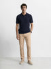 Men's Beige Regular Fit Solid Casual Chinos